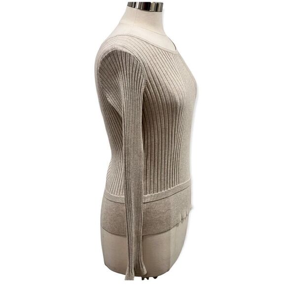 INC International Concepts Ribbed-Knit Long Sleeves Sweater in Size Medium - Picture 3 of 8